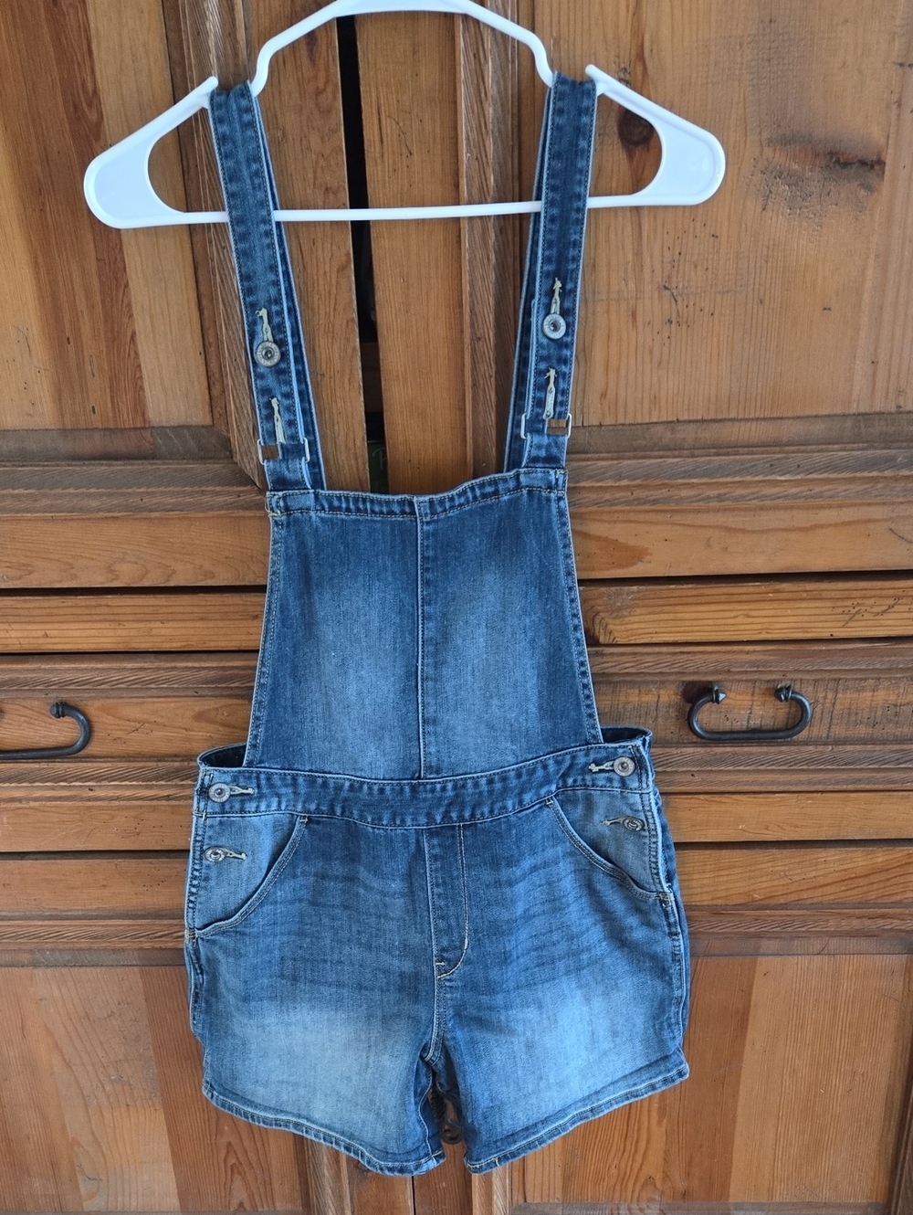 Levi Denim Short Overalls For Women